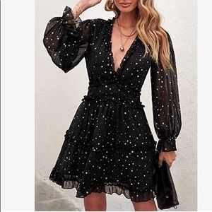 Summer Boho Floral Ruffles Casual Backless mini Dress (brand new in package)